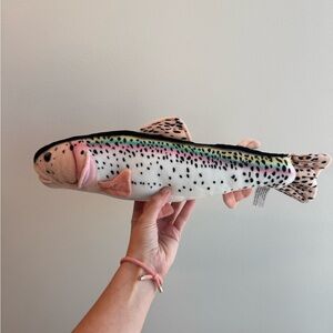 Rainbow Trout Print Plush Toy | Vintage Cabin Critters